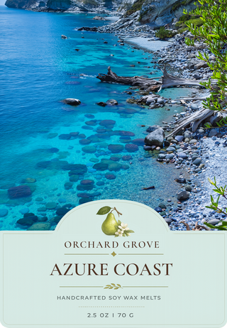 Azure Coast Soy Wax Melts – 6 Cube Clamshell