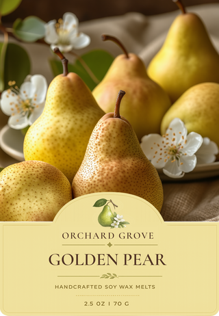 Orchard Pear Soy Wax Melts – 6 Cube Clamshell