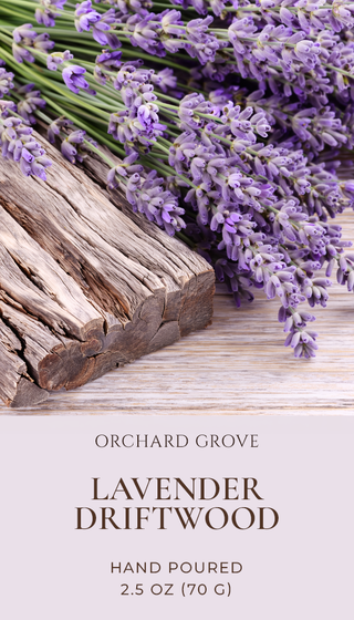 Lavender Driftwood Soy Wax Melts – 6 Cube Clamshell