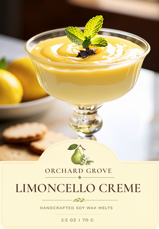 Limoncello Creme Soy Wax Melts – 6 Cube Clamshell