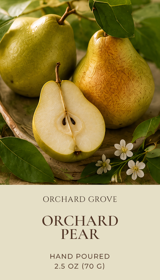 Orchard Pear Soy Wax Melts – 6 Cube Clamshell