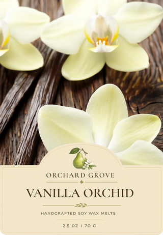 Vanilla Orchid Soy Wax Melts – 6 Cube Clamshell